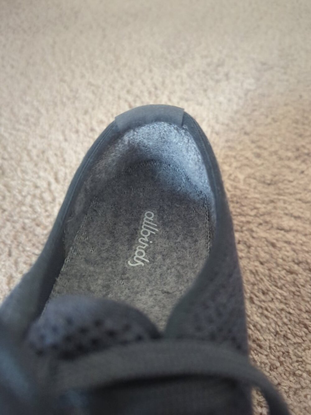 Allbirds Tree Skippers Womens 9 Navy Blue Knit Lace Up Boat Shoes Sneakers - Picture 8 of 11